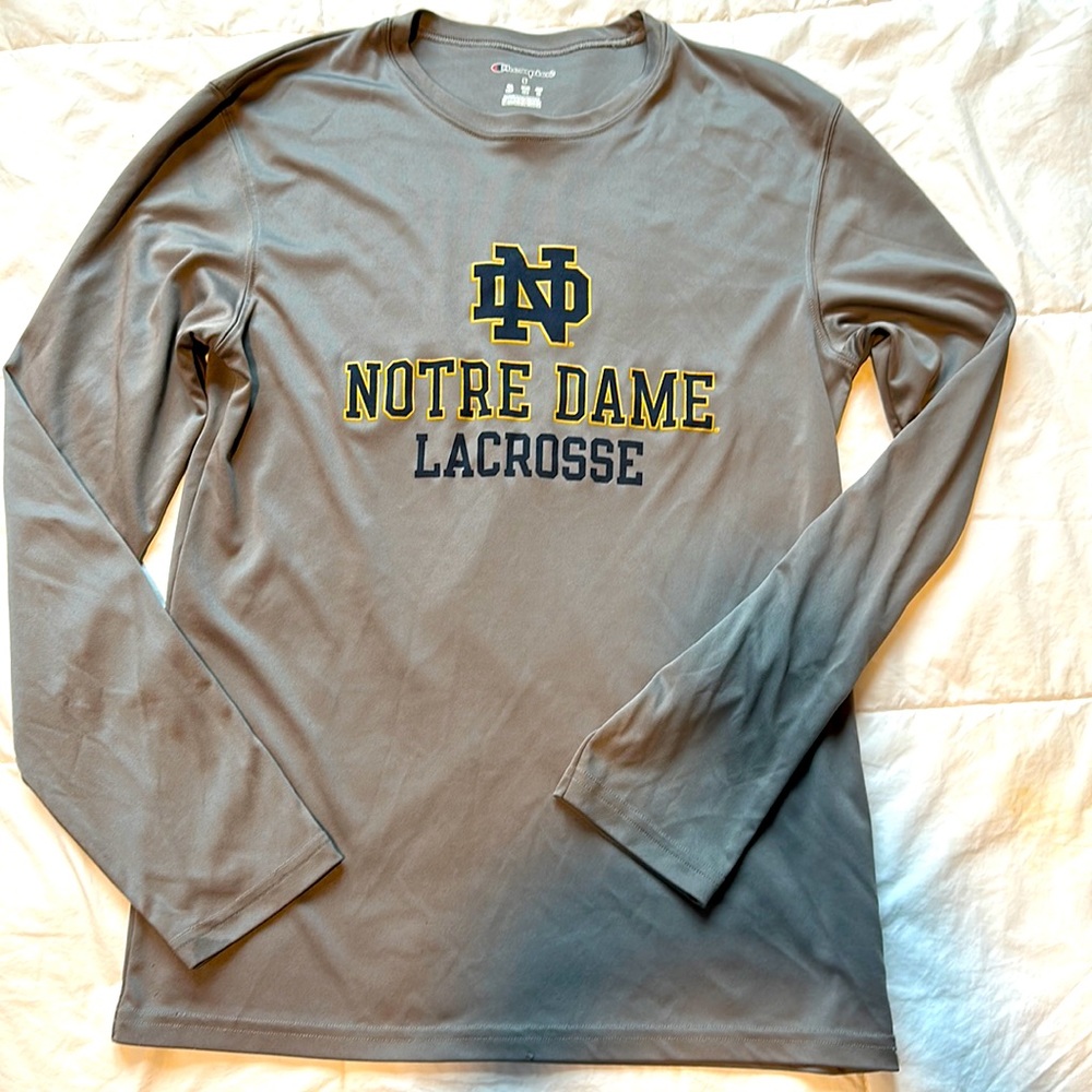 Notre Dame Lacrosse l/s shirt size s